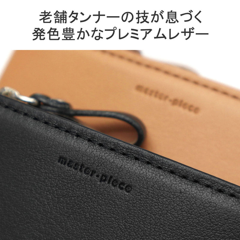 [Regular dealer] Masterpiece Wallet Men's Ladies Ladies Bi-fold Compact Master-PieCE Bi-fold Wallet Brand Genuine Leather Leather Leather Purse There is a coin purse that does not break in Japan Refine Bi-fold wallet 223162