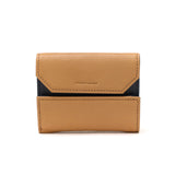 [Regular dealer] Masterpiece Three Fold Wallet Men's Ladies Brand Genuine Leather Master-Piece Wallet Mini Wallet Compact small Lightweight coin purse card Italian leather Refine three-fold wallet