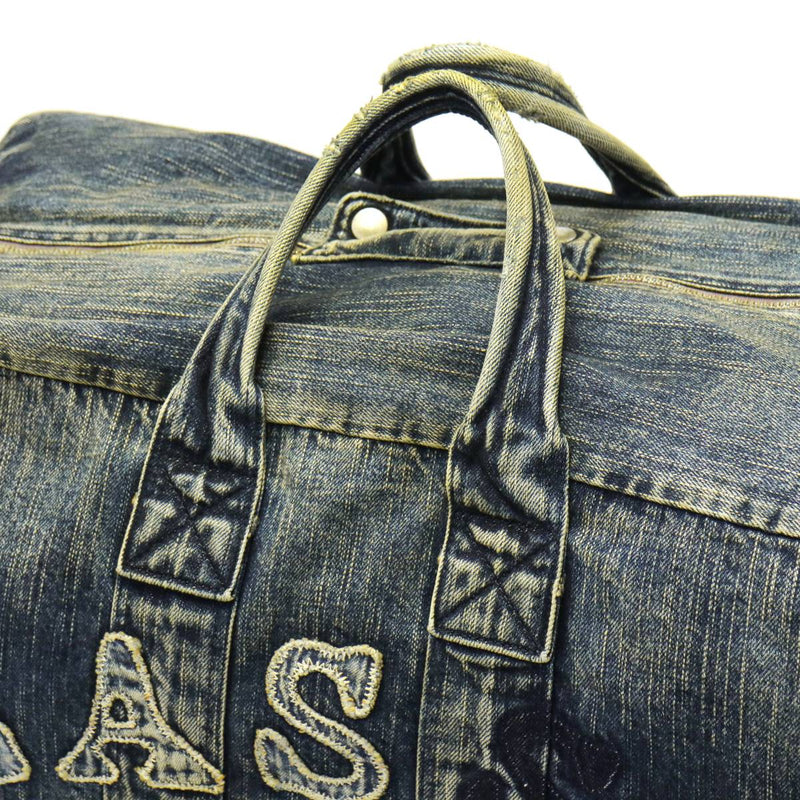 Porter Classic Boston Bag PORTER CLASSIC VINTAGE DENIM BAG M Boston Bag Duffel Bag A3 B4 A4 Large Denim Cotton M Size Travel Business Trip in Japan Men's PC-005-2100