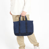 Porter Classic Tote Bag Men's Ladies Large A4 Canvas PORTER CLASSIC Casual Commuting Lightweight Lightweight Light Light Light Light Light Light Light Light Light Light Light Light Light Light Light Light Light Light Light Light Light Light Cotton Fools Indigo Made in Japan Vintage Traveler Tote Bag Canvas PC-040-2805