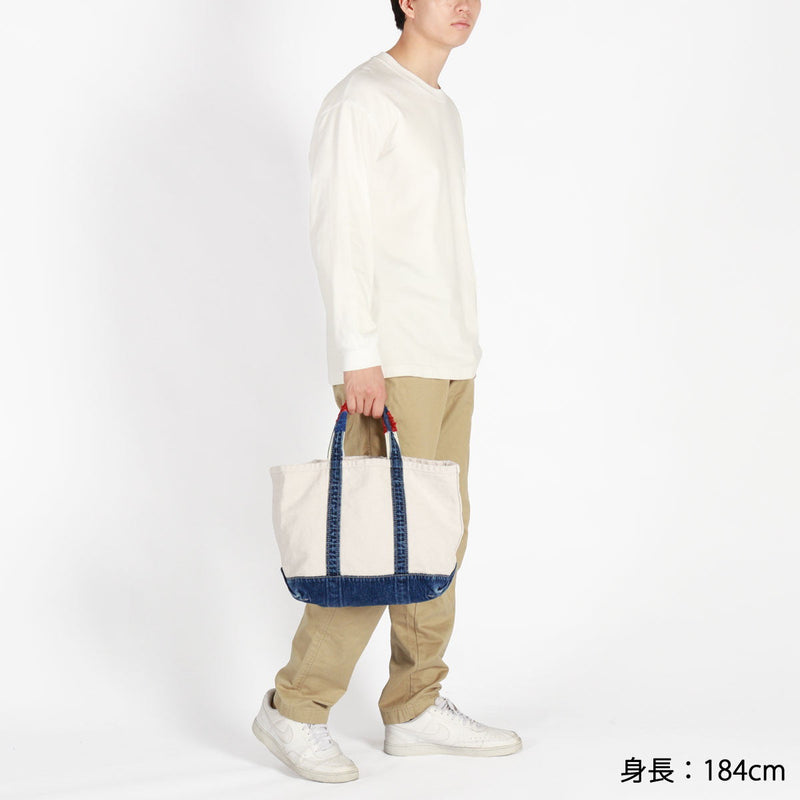 Porter Classic Tote Bag Men's Ladies Large A4 Canvas PORTER CLASSIC Casual Commuting Lightweight Lightweight Light Light Light Light Light Light Light Cotton cloth Indigo Made in Japan Vintage Traveler Tote Bag Canvas PC-040-2870