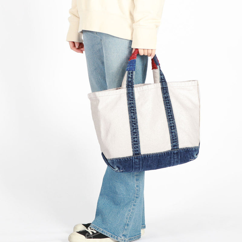 Porter Classic Tote Bag Men's Ladies Large A4 Canvas PORTER CLASSIC Casual Commuting Lightweight Lightweight Light Light Light Light Light Light Light Cotton cloth Indigo Made in Japan Vintage Traveler Tote Bag Canvas PC-040-2870