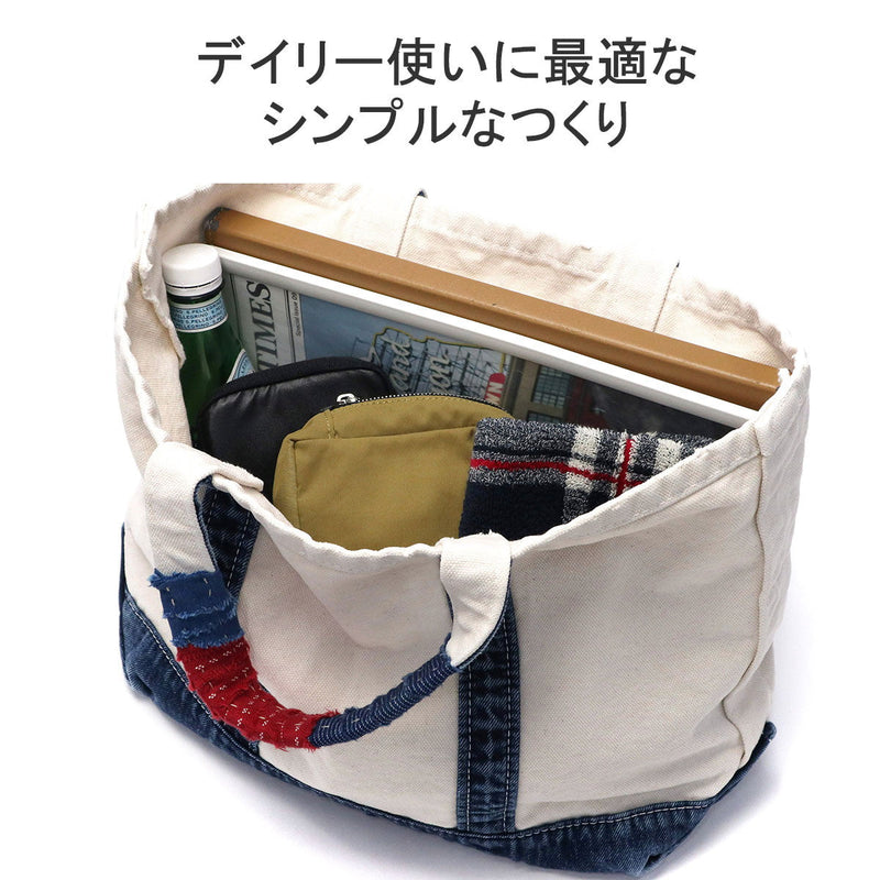 Porter Classic Tote Bag Men's Ladies Large A4 Canvas PORTER CLASSIC Casual Commuting Lightweight Lightweight Light Light Light Light Light Light Light Cotton cloth Indigo Made in Japan Vintage Traveler Tote Bag Canvas PC-040-2870