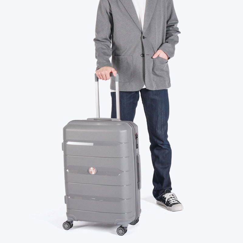 [Genuine 1-year warranty] RICORA Suitcase M M M size Recent Carry Case Carry Lightweight Lightweight 4-wheel double wheel double wheel TSA Rock brand 66L 5 nights Travel Travel Travel Travel INICIO RI1-002