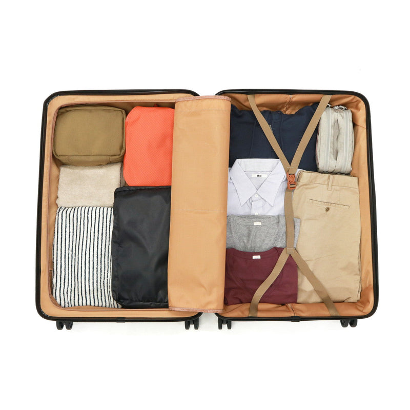 [Waranti 1 tahun yang tulen] Ricora Suitcase L l l-Size Ricola Curry Case membawa ringan ringan ringan 4 roda roda roda dua roda TSA Rock jenama 104L