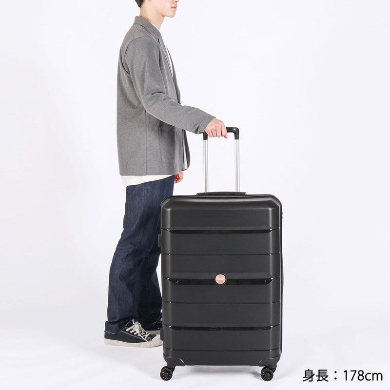 [Waranti 1 tahun yang tulen] Ricora Suitcase L l l-Size Ricola Curry Case membawa ringan ringan ringan 4 roda roda roda dua roda TSA Rock jenama 104L