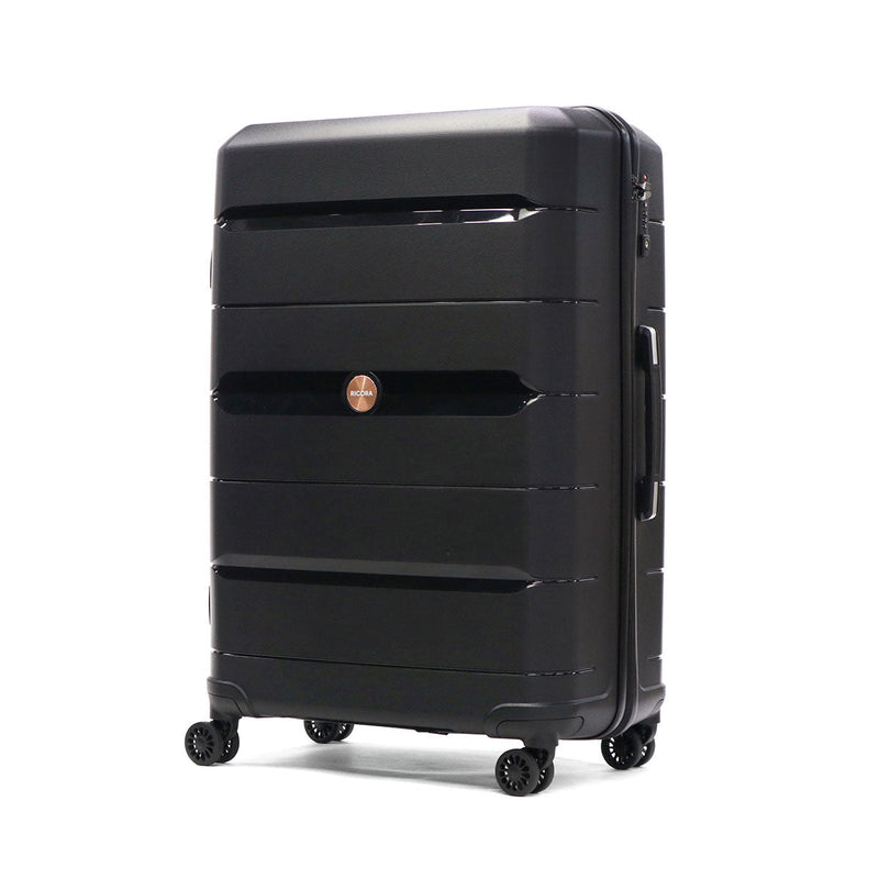 [Genuine 1-year warranty] RICORA Suitcase L L L-size Ricola Curry Case Carry Lightweight Lightweight 4-wheeled twin wheel double wheel TSA rock brand 104L