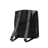 Route Tote Bag Ladies A4 Large-capacity zipper with large capacity zipper Bag commuting Lightweight Brand Beautiful Brand Vertical Independent Fashionable Light plain 2WAY Rucksack Simple Business Adult Black LT.