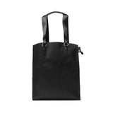 Route Tote Bag Ladies A4 Large-capacity zipper with large capacity zipper Bag commuting Lightweight Brand Beautiful Brand Vertical Independent Fashionable Light plain 2WAY Rucksack Simple Business Adult Black LT.