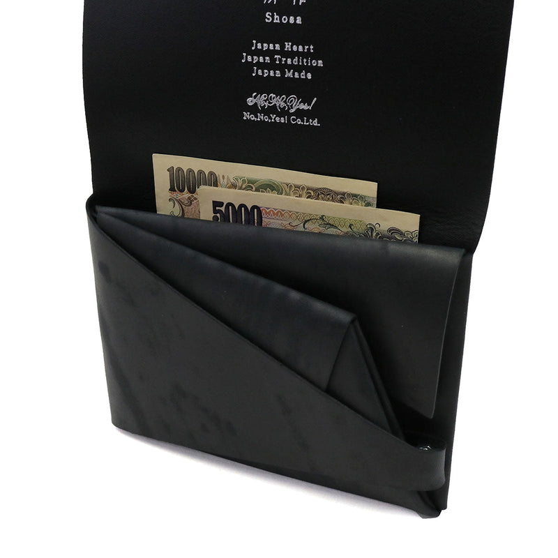 所作 Shosa Oil Nubuck SHORT WALLET 1.0 財布 SHO-SH1-B