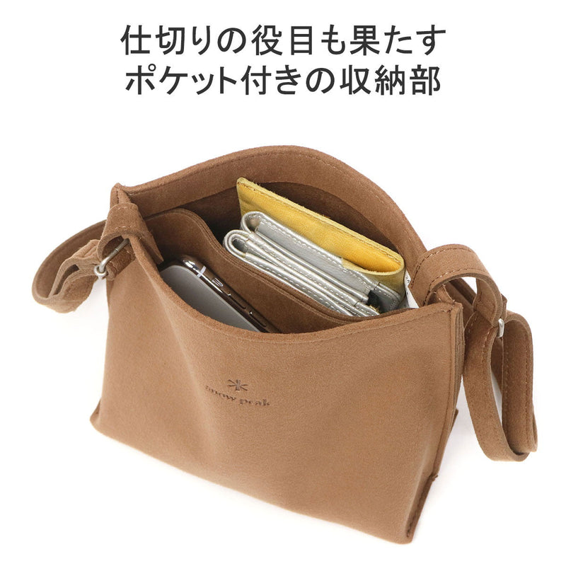 スノーピーク ショルダーバッグ Vegan Leather Shoulder Bag AC-24AU405