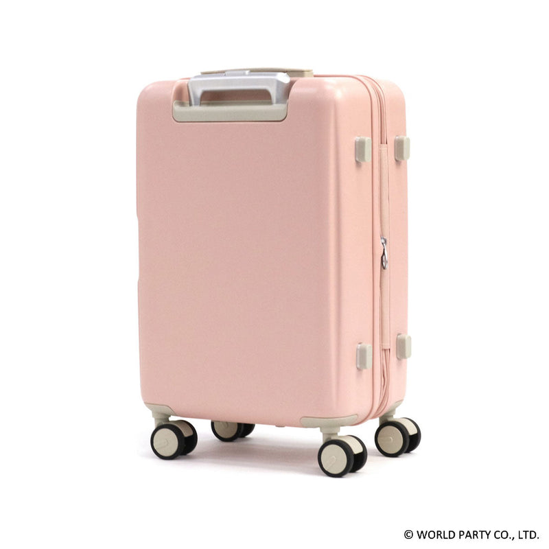 W by WPC. Suitcase Bring in S size Double Byprupie Sea Carry Carry Case Lightweight Light Light Extended Caster Stopper Stopper TSA 35L Small Cute Cute Simple Stylish Durable Durable Durable Sincere 69000