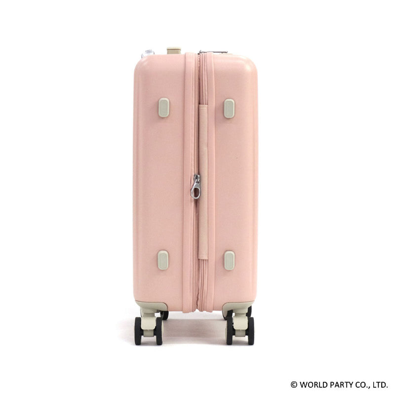 W by WPC. Suitcase Bring in S size Double Byprupie Sea Carry Carry Case Lightweight Light Light Extended Caster Stopper Stopper TSA 35L Small Cute Cute Simple Stylish Durable Durable Durable Sincere 69000