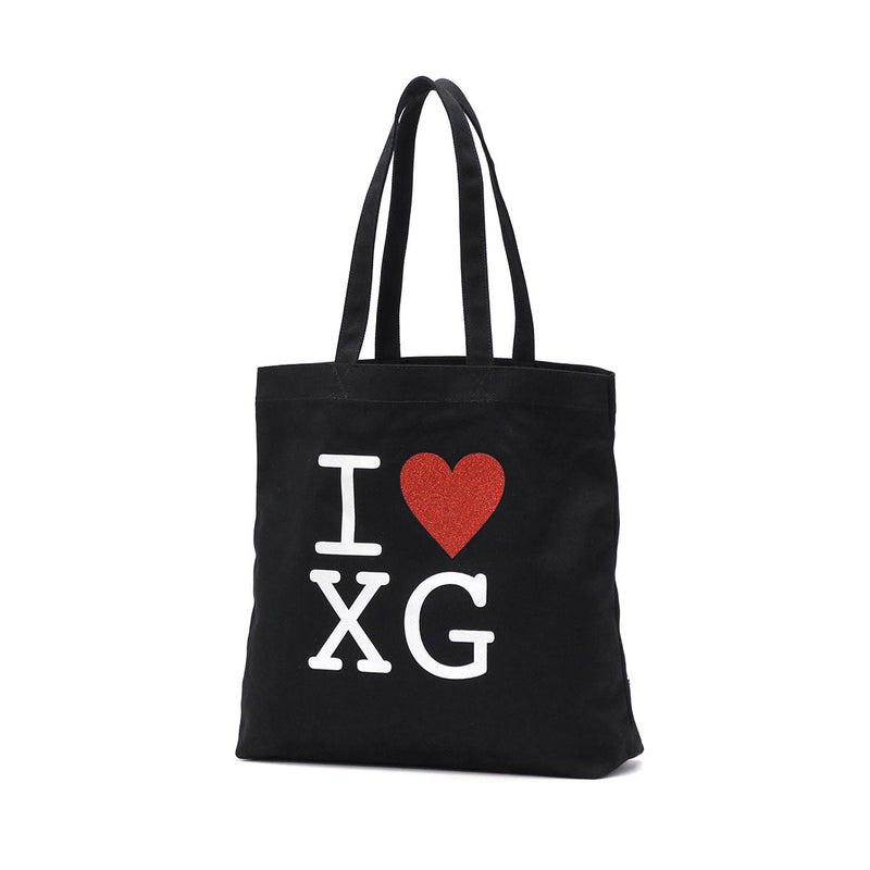 X Girl Tote Bag I Love XG Logo Canvas Tote Bag 105243053002