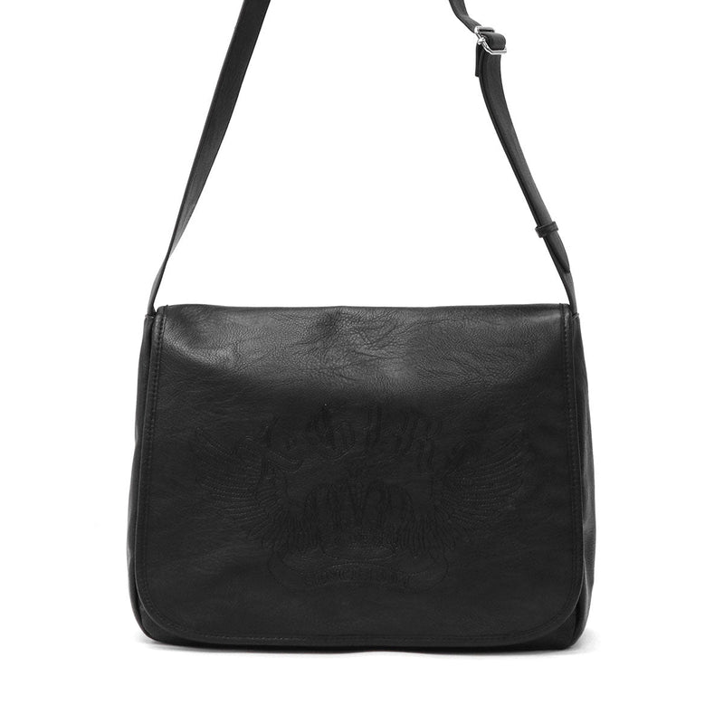 X Girl Messenger Bag Crown and Wings Faux Leather Messenger Bag 105243053008