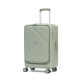 【正規品3年保証】 アメリカンツーリスター スーツケース Mサイズ AMERICAN TOURISTER VELOX フロントオープン キャリーケース ストッパー 前開き 50L 61L 拡張 PC TSAロック 中型 旅行 ヴェロックス スピナー61
