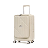 【正規品3年保証】 アメリカンツーリスター スーツケース Mサイズ AMERICAN TOURISTER VELOX フロントオープン キャリーケース ストッパー 前開き 50L 61L 拡張 PC TSAロック 中型 旅行 ヴェロックス スピナー61
