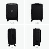 【正規品3年保証】 アメリカンツーリスター スーツケース Mサイズ AMERICAN TOURISTER VELOX フロントオープン キャリーケース ストッパー 前開き 50L 61L 拡張 PC TSAロック 中型 旅行 ヴェロックス スピナー61