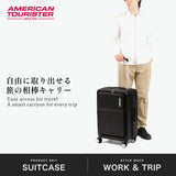 【正規品3年保証】 アメリカンツーリスター スーツケース Mサイズ AMERICAN TOURISTER キャリーケース フロントオープン ストッパー 拡張 TSA 旅行 ブックオープン 74L 86 トラント スピナー68 エキスパンダブル