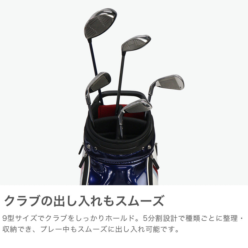 アドミラルゴルフ キャディバッグ メンズ レディース カート かっこいい Admiral GOLF キャディバック キャディ おしゃれ 9.0型 9型 合皮 ゴルフ 46インチ ランパントスポーツ カートキャディバッグ ADMG5BC5