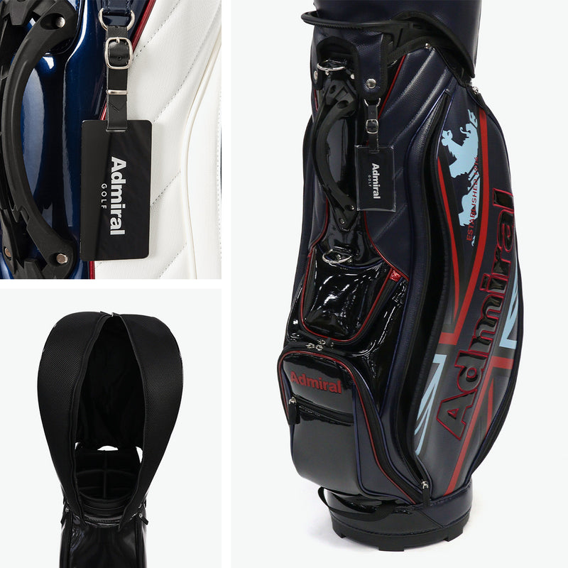 アドミラルゴルフ キャディバッグ メンズ レディース カート かっこいい Admiral GOLF キャディバック キャディ おしゃれ 9.0型 9型 合皮 ゴルフ 46インチ ランパントスポーツ カートキャディバッグ ADMG5BC5