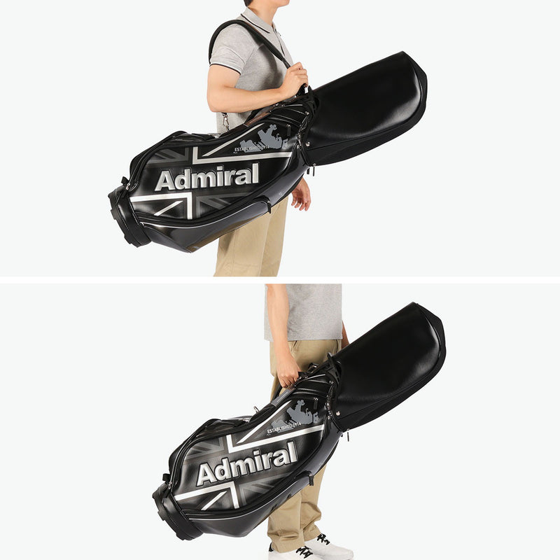 アドミラルゴルフ キャディバッグ メンズ レディース カート かっこいい Admiral GOLF キャディバック キャディ おしゃれ 9.0型 9型 合皮 ゴルフ 46インチ ランパントスポーツ カートキャディバッグ ADMG5BC5