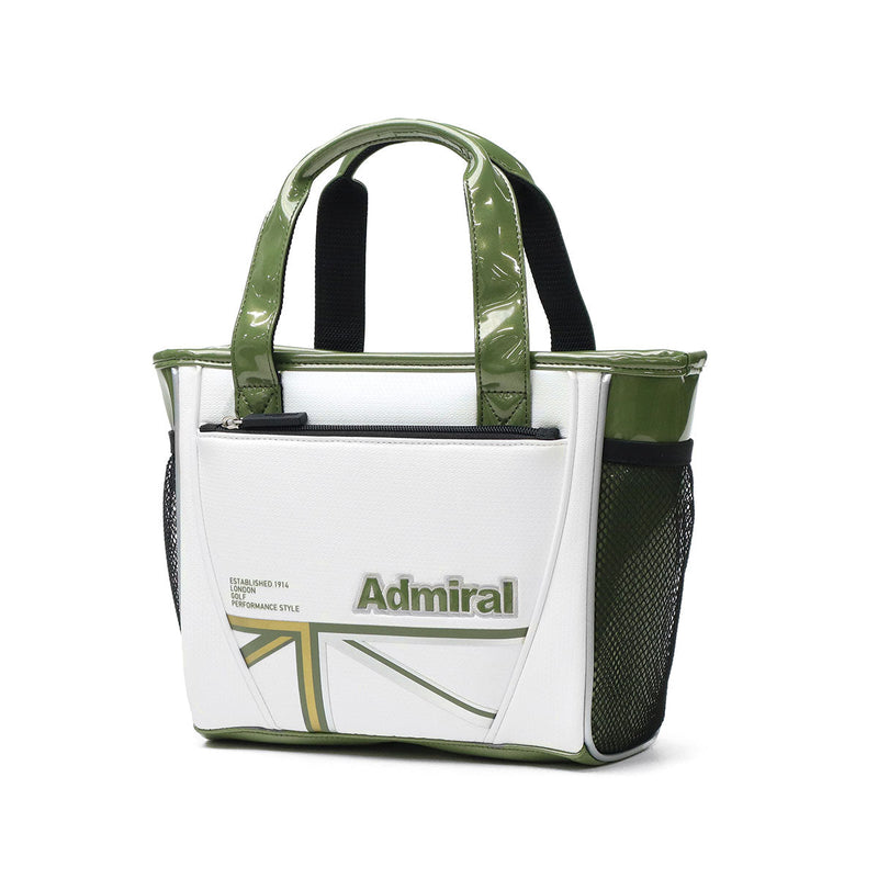 アドミラルゴルフ カートバッグ ゴルフ メンズ レディース Admiral GOLF 軽量 軽い ラウンドバッグ トートバッグ ファスナー付き B5 スポーティ 合皮 小さめ ミニトート ラウンドバッグランパントスポーツ ADMZ5BT3