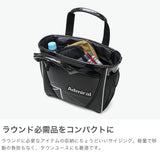 アドミラルゴルフ カートバッグ ゴルフ メンズ レディース Admiral GOLF 軽量 軽い ラウンドバッグ トートバッグ ファスナー付き B5 スポーティ 合皮 小さめ ミニトート ラウンドバッグランパントスポーツ ADMZ5BT3