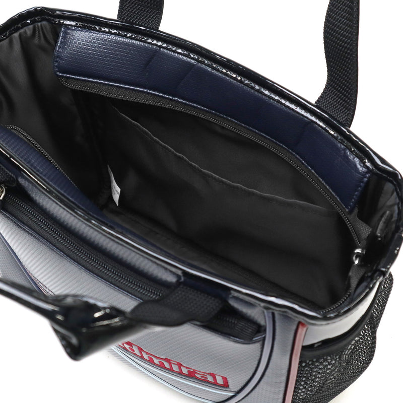 アドミラルゴルフ カートバッグ ゴルフ メンズ レディース Admiral GOLF 軽量 軽い ラウンドバッグ トートバッグ ファスナー付き B5 スポーティ 合皮 小さめ ミニトート ラウンドバッグランパントスポーツ ADMZ5BT3