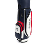 アドミラルゴルフ キャディバッグ メンズ レディース カート Admiral GOLF ブランド 大人 ゴルフ かっこいい 9型 46インチ 5分割 合皮 ゴルフバッグ ロゴ フード おしゃれ トラッド カートキャディバッグ ADMG5BC7