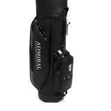 アドミラルゴルフ キャディバッグ メンズ レディース カート Admiral GOLF ブランド 大人 ゴルフ かっこいい 9型 46インチ 5分割 合皮 ゴルフバッグ ロゴ フード おしゃれ トラッド カートキャディバッグ ADMG5BC7