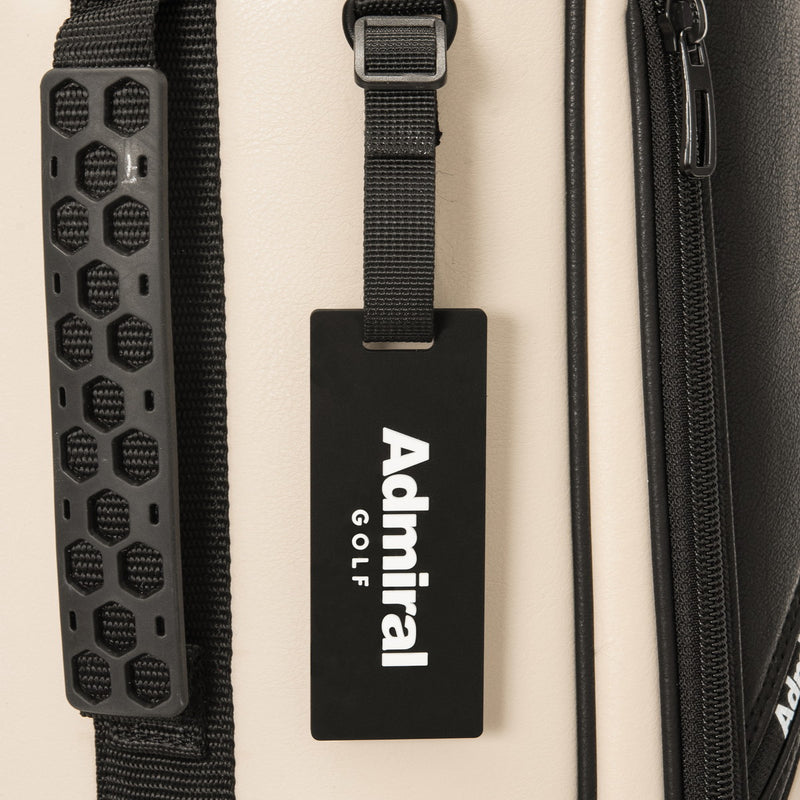 アドミラルゴルフ キャディバッグ メンズ レディース カート Admiral GOLF ブランド 大人 ゴルフ かっこいい 9型 46インチ 5分割 合皮 ゴルフバッグ ロゴ フード おしゃれ トラッド カートキャディバッグ ADMG5BC7