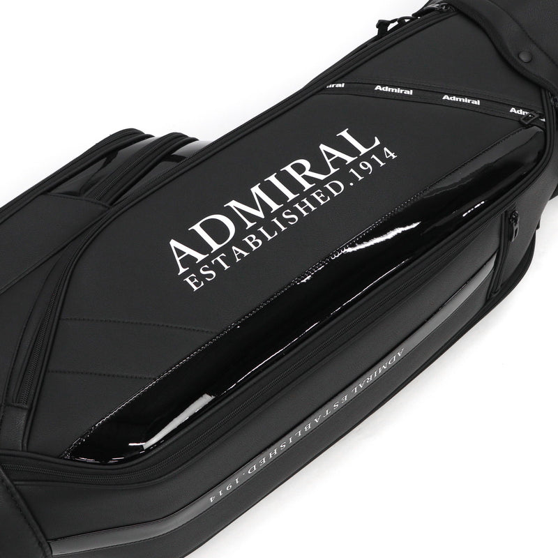 アドミラルゴルフ キャディバッグ メンズ レディース カート Admiral GOLF ブランド 大人 ゴルフ かっこいい 9型 46インチ 5分割 合皮 ゴルフバッグ ロゴ フード おしゃれ トラッド カートキャディバッグ ADMG5BC7