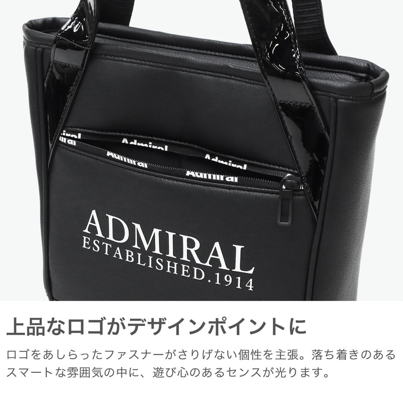 アドミラルゴルフ カートバッグ メンズ レディース 軽量 ゴルフ 小さめ Admiral GOLF バッグ ブランド トートバッグ ゴルフバッグ スポーツ シンプル おしゃれ 合皮 保冷 保温 A5 トラッド ラウンドバッグ ADMZ5BT6