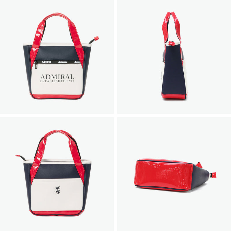 アドミラルゴルフ カートバッグ メンズ レディース 軽量 ゴルフ 小さめ Admiral GOLF バッグ ブランド トートバッグ ゴルフバッグ スポーツ シンプル おしゃれ 合皮 保冷 保温 A5 トラッド ラウンドバッグ ADMZ5BT6