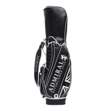 アドミラルゴルフ キャディバッグ メンズ レディース カート Admiral GOLF ブランド 大人 ゴルフ かっこいい 9型 46インチ 6分割 フード ロゴ 合皮 ゴルフバッグ カートキャディバッグ トラディショナル ADMG3BC4