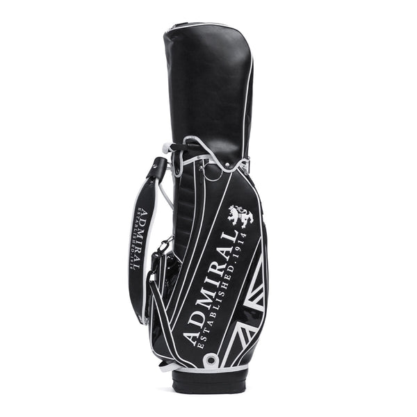 アドミラルゴルフ キャディバッグ メンズ レディース カート Admiral GOLF ブランド 大人 ゴルフ かっこいい 9型 46インチ 6分割 フード ロゴ 合皮 ゴルフバッグ カートキャディバッグ トラディショナル ADMG3BC4