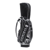 アドミラルゴルフ キャディバッグ メンズ レディース カート Admiral GOLF ブランド 大人 ゴルフ かっこいい 9型 46インチ 6分割 フード ロゴ 合皮 ゴルフバッグ カートキャディバッグ トラディショナル ADMG3BC4