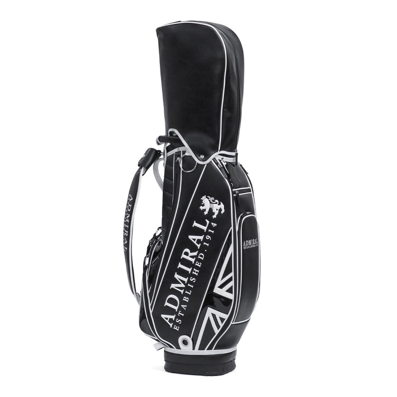 アドミラルゴルフ キャディバッグ メンズ レディース カート Admiral GOLF ブランド 大人 ゴルフ かっこいい 9型 46インチ 6分割 フード ロゴ 合皮 ゴルフバッグ カートキャディバッグ トラディショナル ADMG3BC4
