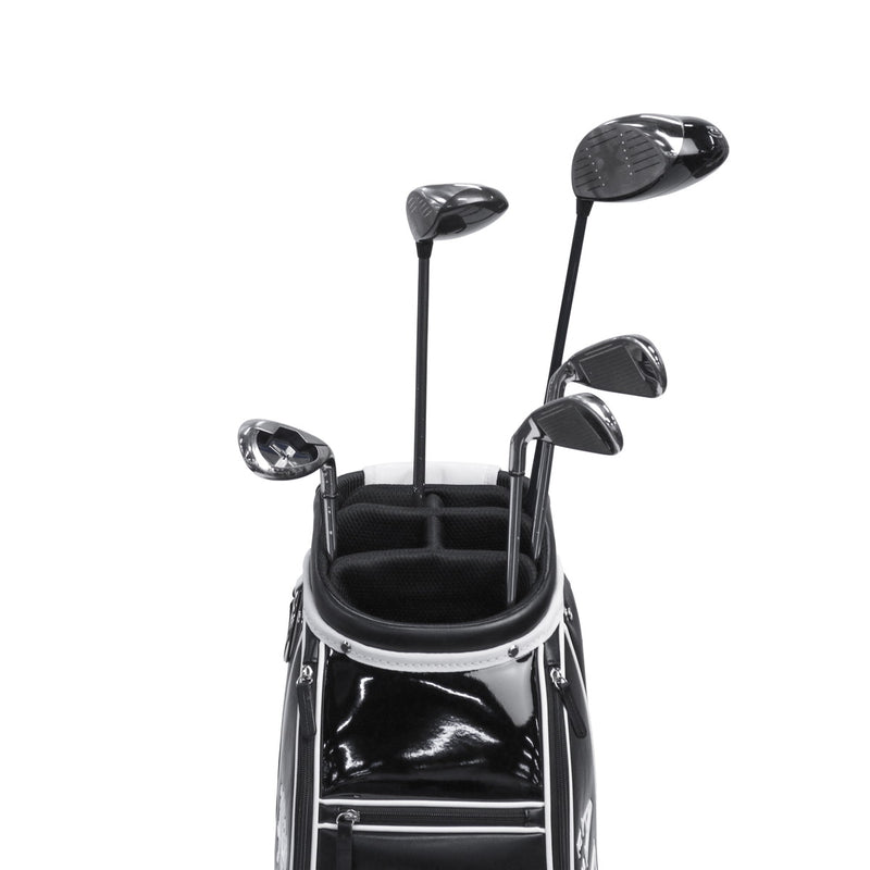 アドミラルゴルフ キャディバッグ メンズ レディース カート Admiral GOLF ブランド 大人 ゴルフ かっこいい 9型 46インチ 6分割 フード ロゴ 合皮 ゴルフバッグ カートキャディバッグ トラディショナル ADMG3BC4