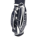 アドミラルゴルフ キャディバッグ メンズ レディース カート Admiral GOLF ブランド 大人 ゴルフ かっこいい 9型 46インチ 6分割 フード ロゴ 合皮 ゴルフバッグ カートキャディバッグ トラディショナル ADMG3BC4