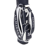 アドミラルゴルフ キャディバッグ メンズ レディース カート Admiral GOLF ブランド 大人 ゴルフ かっこいい 9型 46インチ 6分割 フード ロゴ 合皮 ゴルフバッグ カートキャディバッグ トラディショナル ADMG3BC4