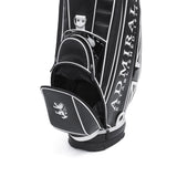 アドミラルゴルフ キャディバッグ メンズ レディース カート Admiral GOLF ブランド 大人 ゴルフ かっこいい 9型 46インチ 6分割 フード ロゴ 合皮 ゴルフバッグ カートキャディバッグ トラディショナル ADMG3BC4