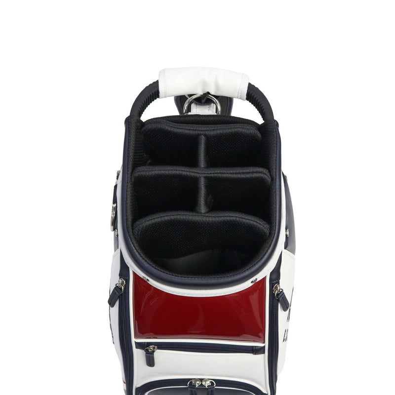 アドミラルゴルフ キャディバッグ メンズ レディース カート Admiral GOLF ブランド 大人 ゴルフ かっこいい 9型 46インチ 6分割 フード ロゴ 合皮 ゴルフバッグ カートキャディバッグ トラディショナル ADMG3BC4