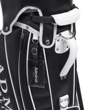 アドミラルゴルフ キャディバッグ メンズ レディース カート Admiral GOLF ブランド 大人 ゴルフ かっこいい 9型 46インチ 6分割 フード ロゴ 合皮 ゴルフバッグ カートキャディバッグ トラディショナル ADMG3BC4