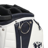 アドミラルゴルフ キャディバッグ メンズ レディース カート Admiral GOLF ブランド 大人 ゴルフ かっこいい 9型 46インチ 6分割 フード ロゴ 合皮 ゴルフバッグ カートキャディバッグ トラディショナル ADMG3BC4