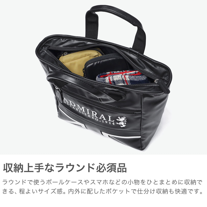 アドミラルゴルフ カートバッグ メンズ レディース ゴルフ 小さめ 軽量 ラウンド Admiral GOLF ブランド トート バッグ トートバッグ ゴルフ用品 スポーツ シンプル B5 ラウンドバッグ トラディショナル ADMZ3BT5