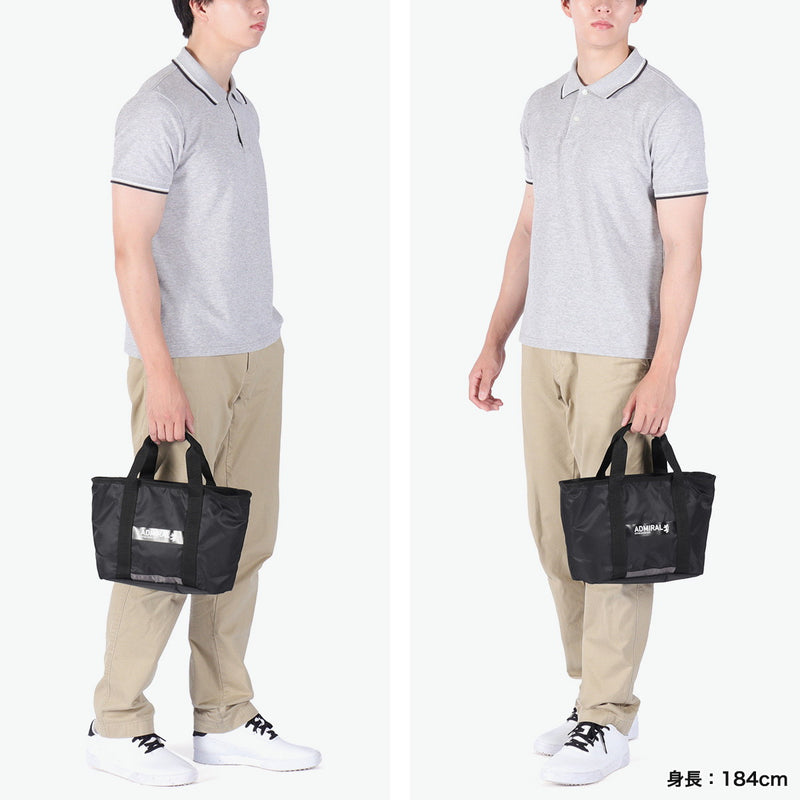 アドミラルゴルフ カートバッグ ゴルフ メンズ レディース 保冷 Admiral GOLF ラウンド トートバッグ ラウンドバッグ アドミラル 軽量 軽い B5 スポーツ ブランド ファスナー ラウンドバッグ保冷機能付 ADMZ5AT9