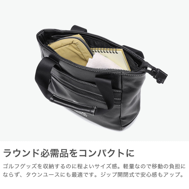 アドミラルゴルフ カートバッグ メンズ レディース 軽量 ゴルフ 小さめ Admiral GOLF バッグ ブランド トートバッグ ゴルフバッグ スポーツ シンプル おしゃれ 合皮 B5 ランパント ラウンドバッグ ADMZ5ATH