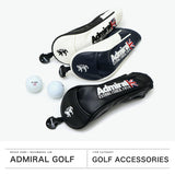 アドミラルゴルフ ヘッドカバー ユーティリティ おしゃれ ブランド Admiral GOLF かっこいい 軽量 メンズ レディース UT 番手 タグ ダイヤル表示式 クラブカバー かぶせ ロゴ 刺繍 ゴルフ ADMG2BH4